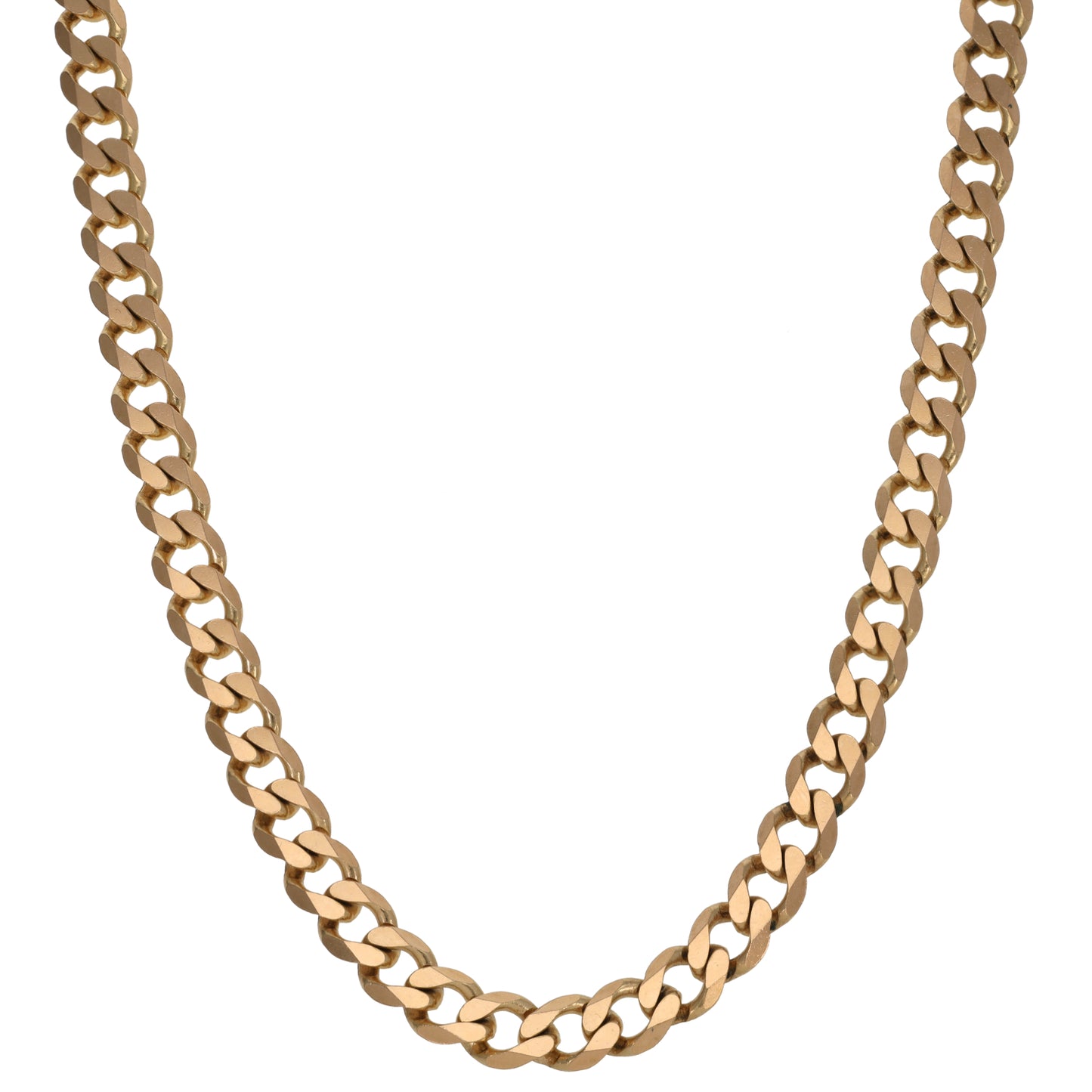 9ct Gold Curb Chain 24"