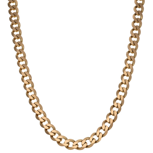 9ct Gold Curb Chain 24"