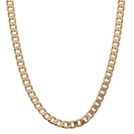 9ct Gold Curb Chain 20"
