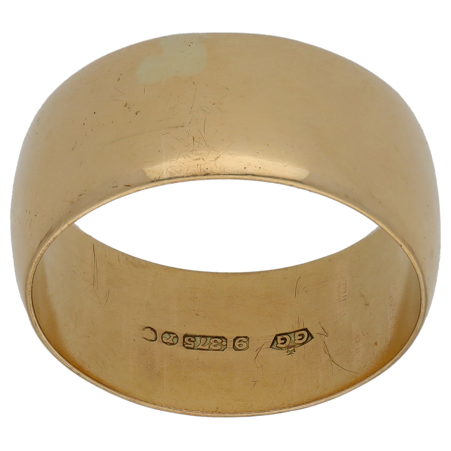 9ct Gold Plain Wedding Ring Size U