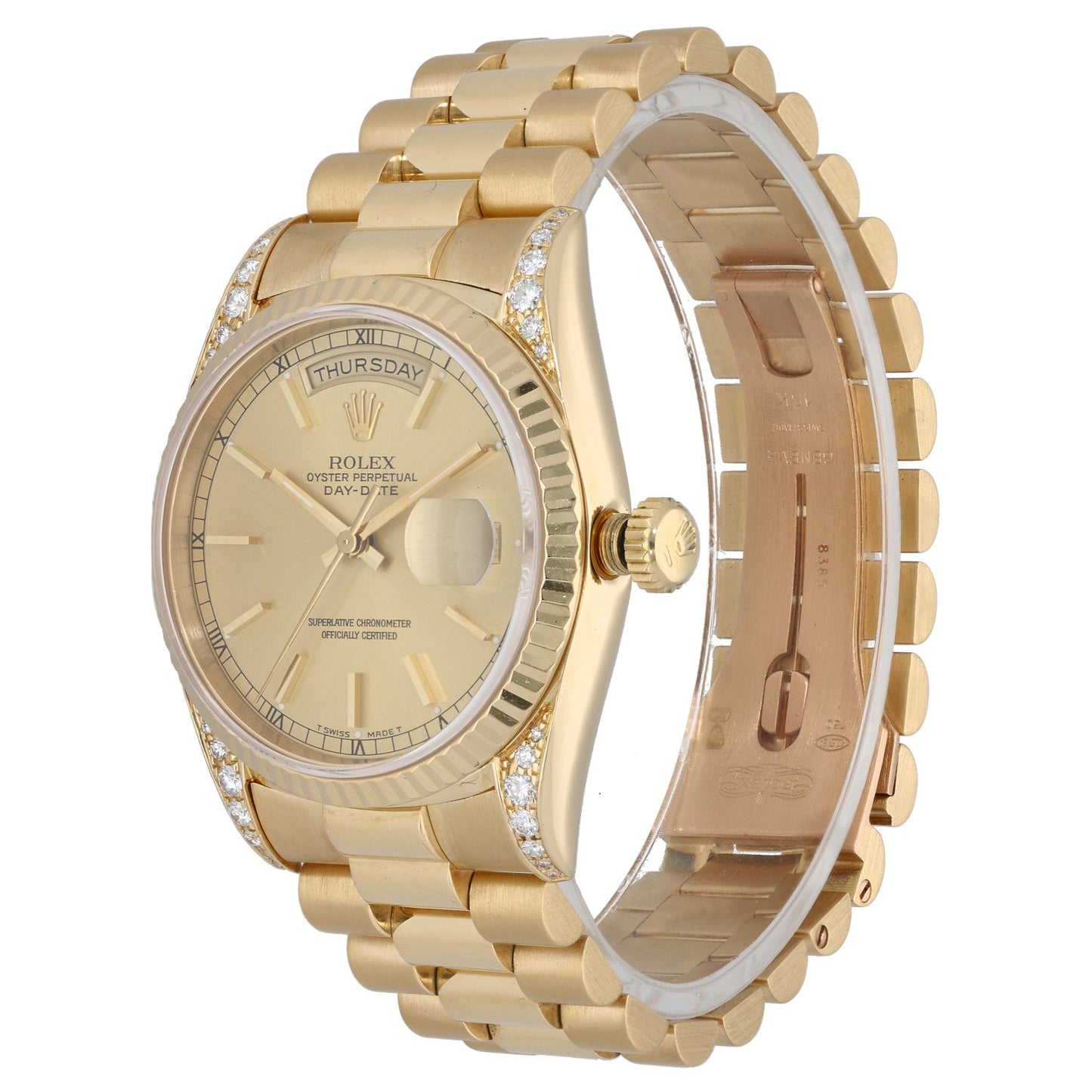 Rolex Day-Date 18338 36mm Gold Watch