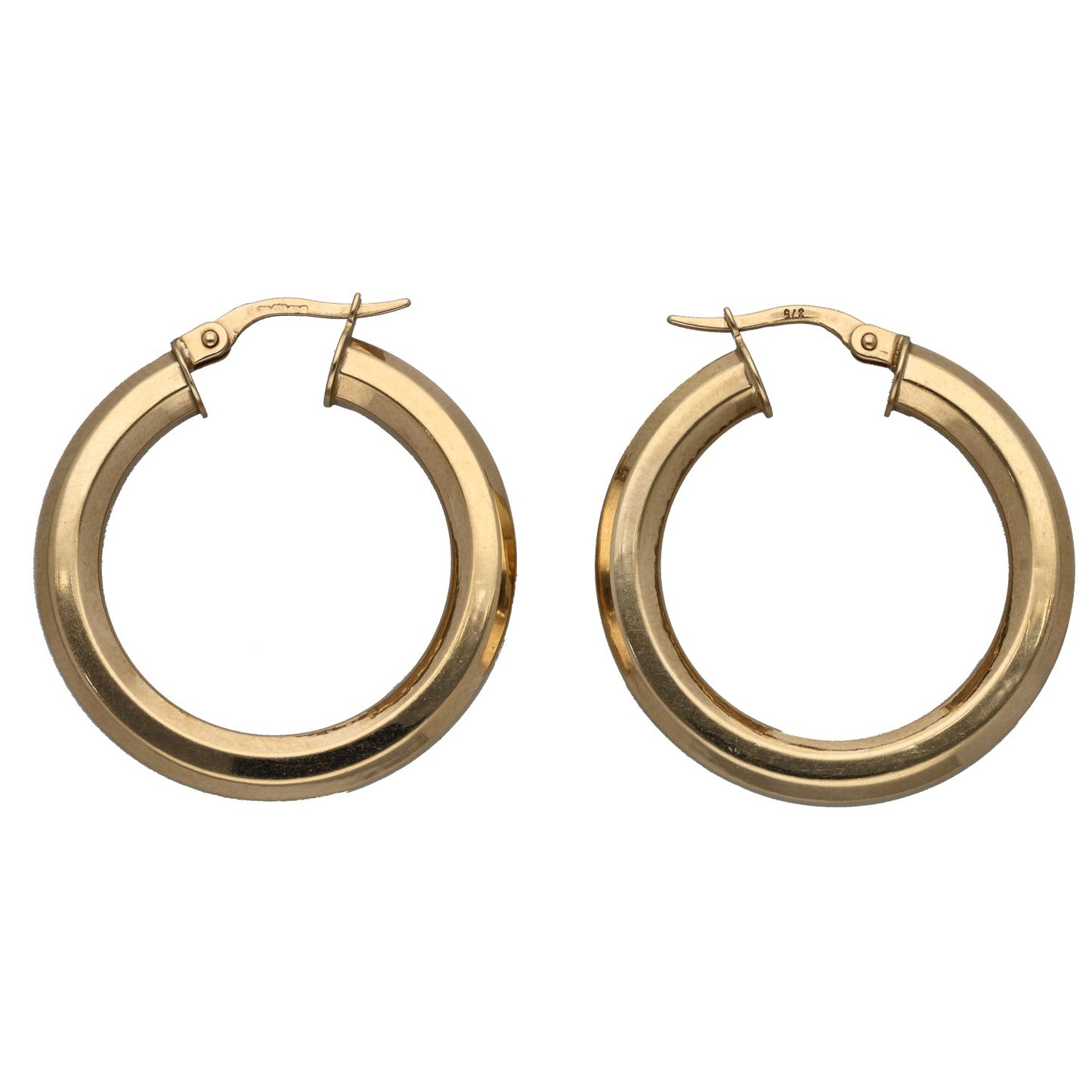 9ct Gold Hoop Earrings