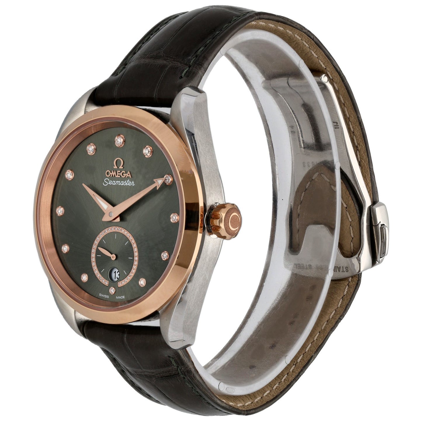 Omega Seamaster Aqua Terra 220.23.38.20.60.001 38mm Bi-Colour Watch (Ex-Display)