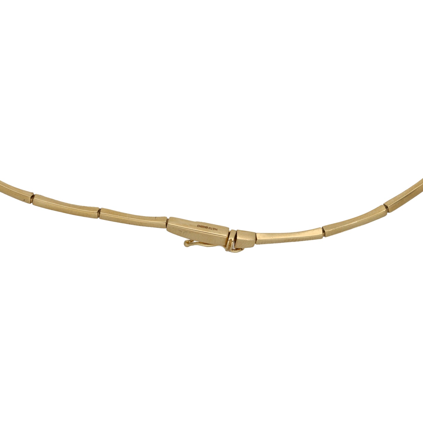 9ct Gold Cubic Zirconia Fancy Necklace 16"