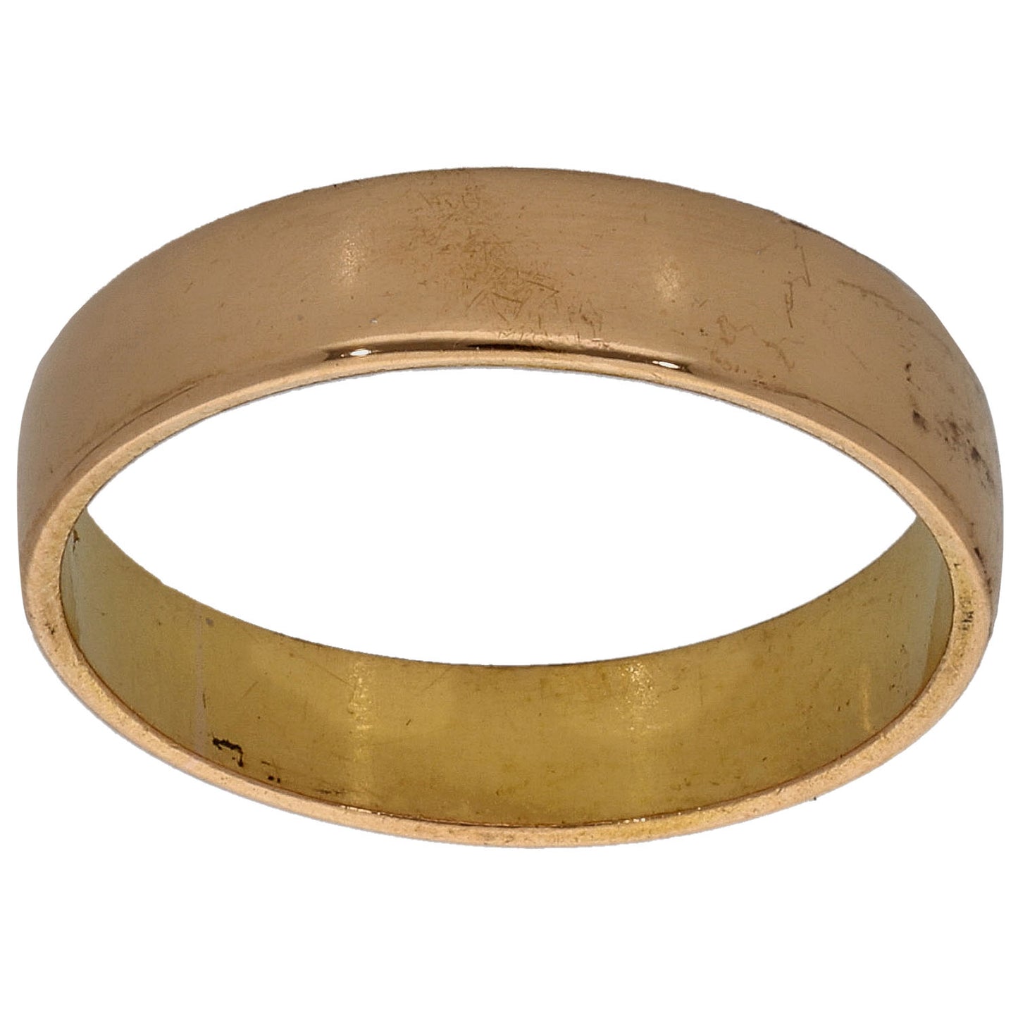 22ct Gold Plain Wedding Ring Size L