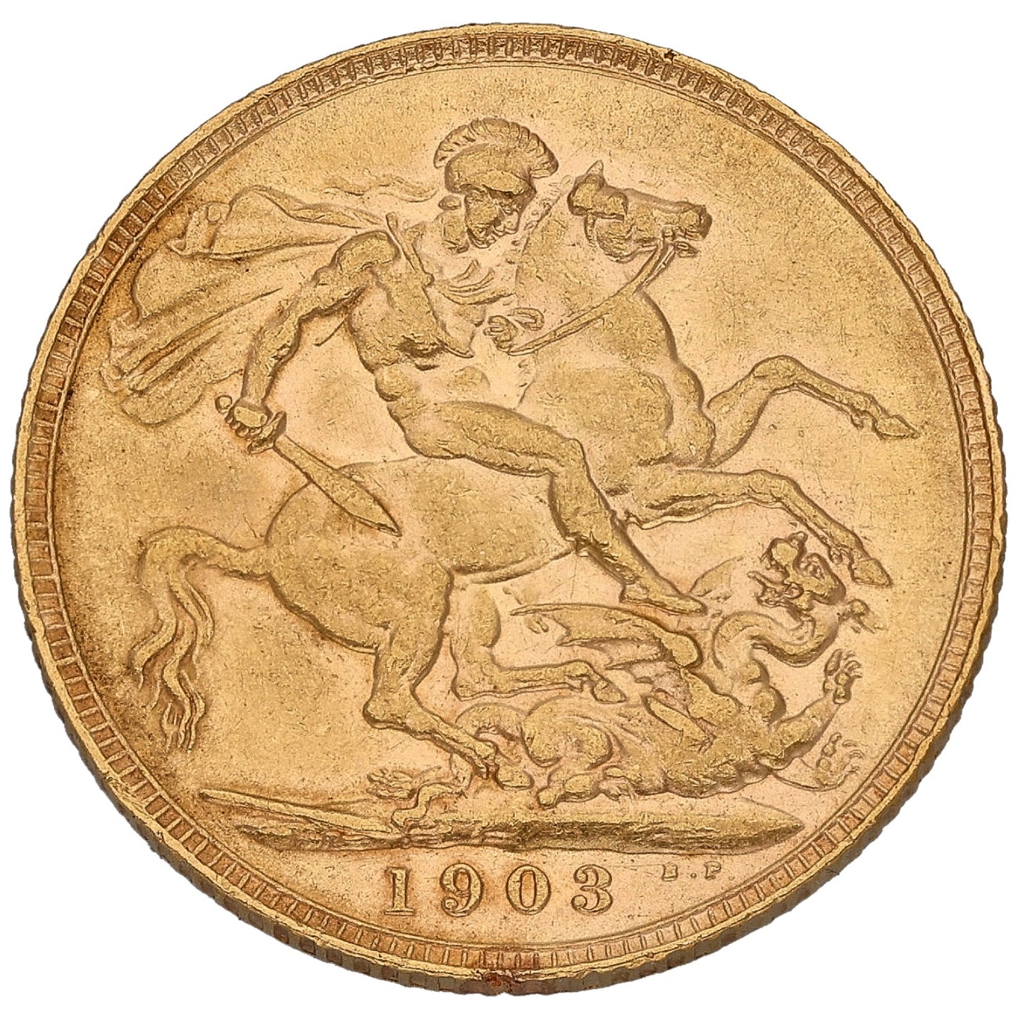 22ct Gold King Edward VII Full Sovereign Coin 1903