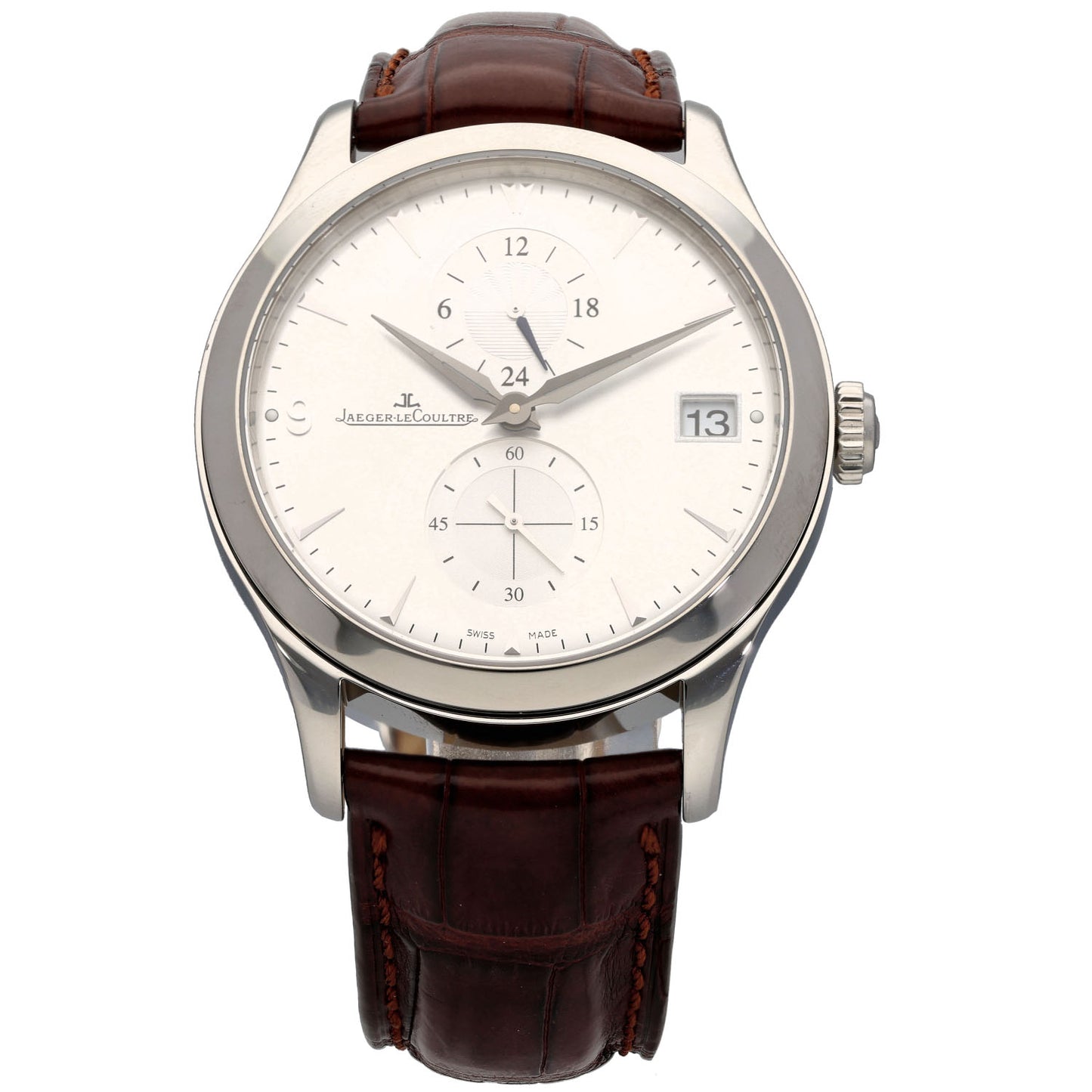 Jaeger-leCoultre Master Hometime 174.8.05.S 40mm Stainless Steel Watch