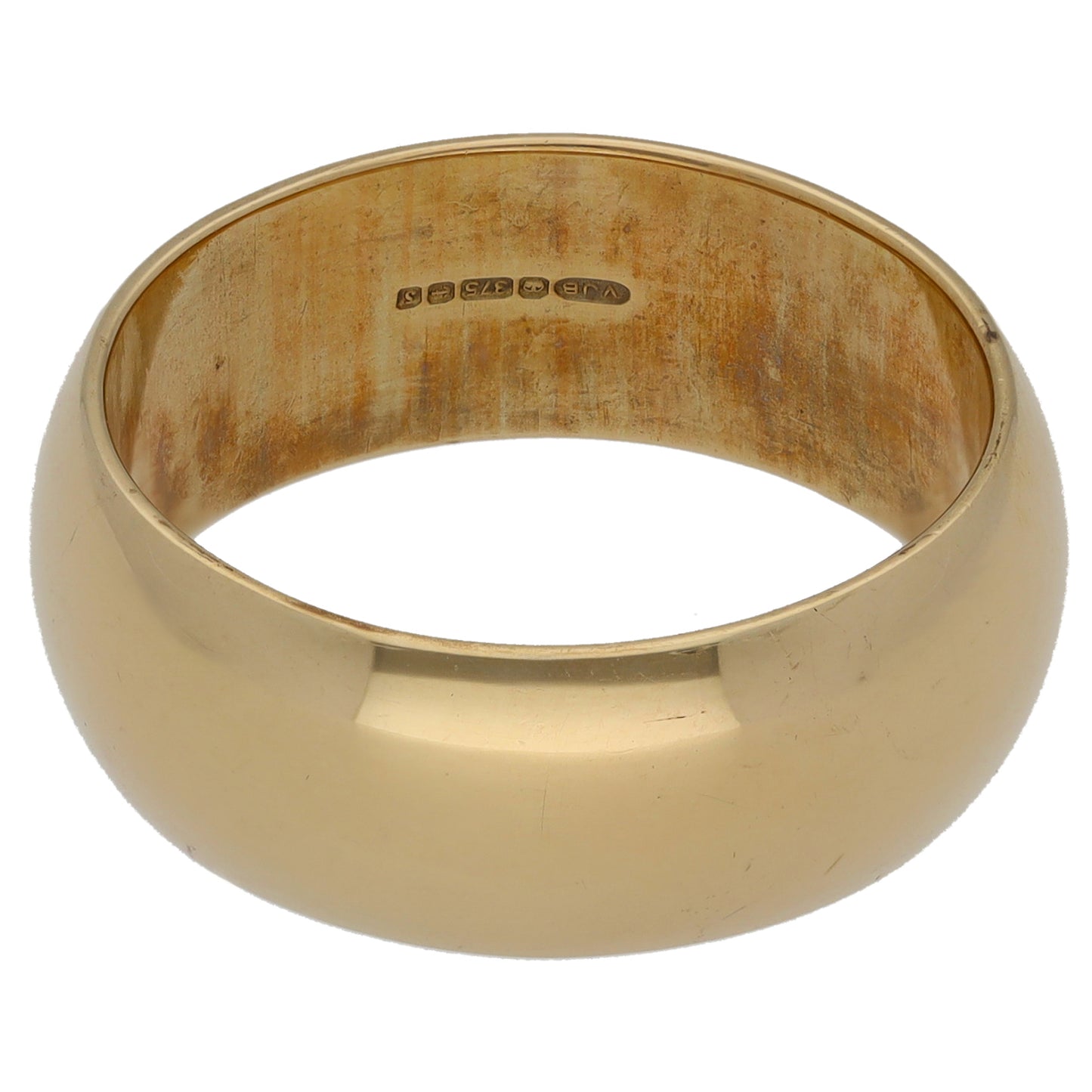 9ct Gold Plain Wedding Ring Size Q