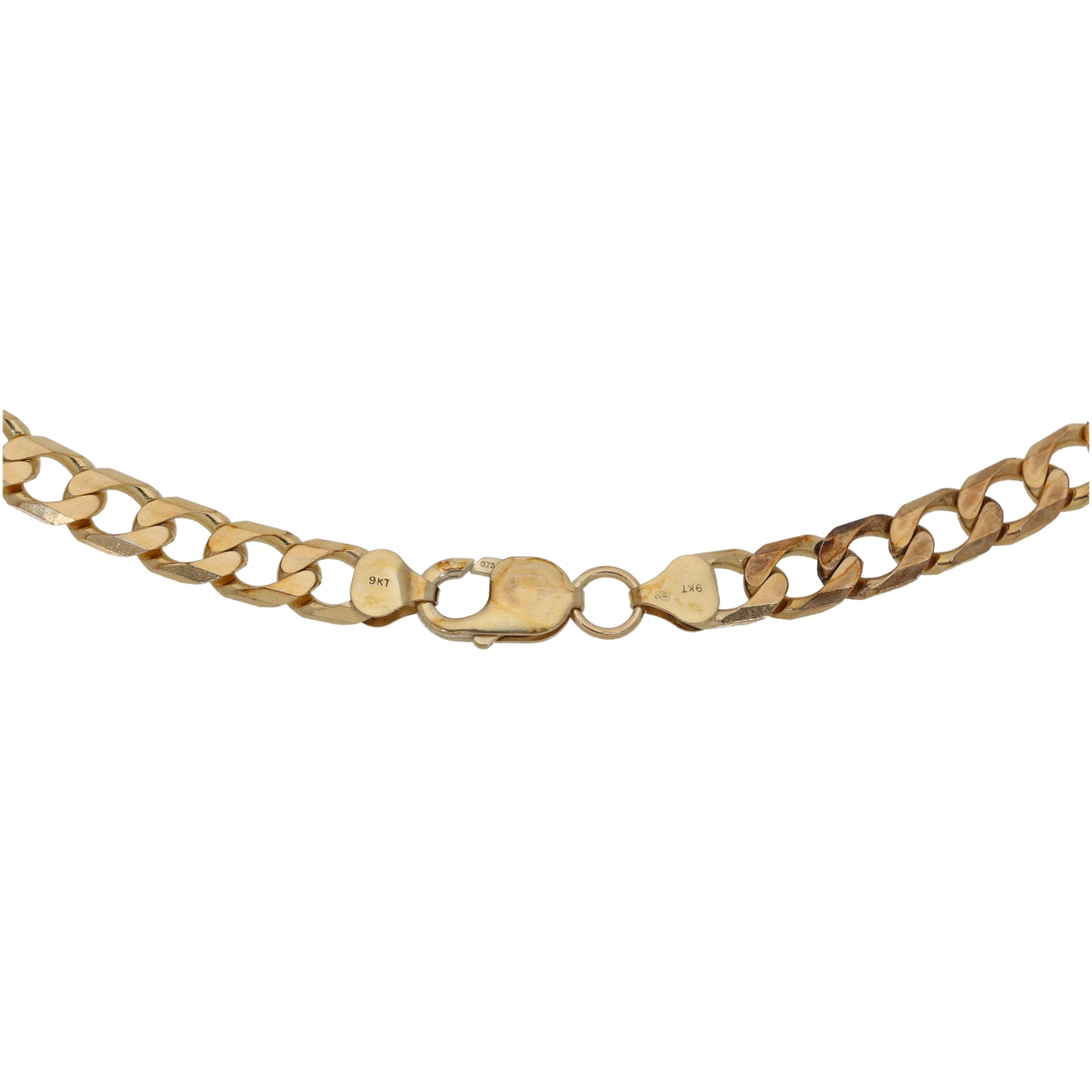 9ct Gold Curb Chain 20"