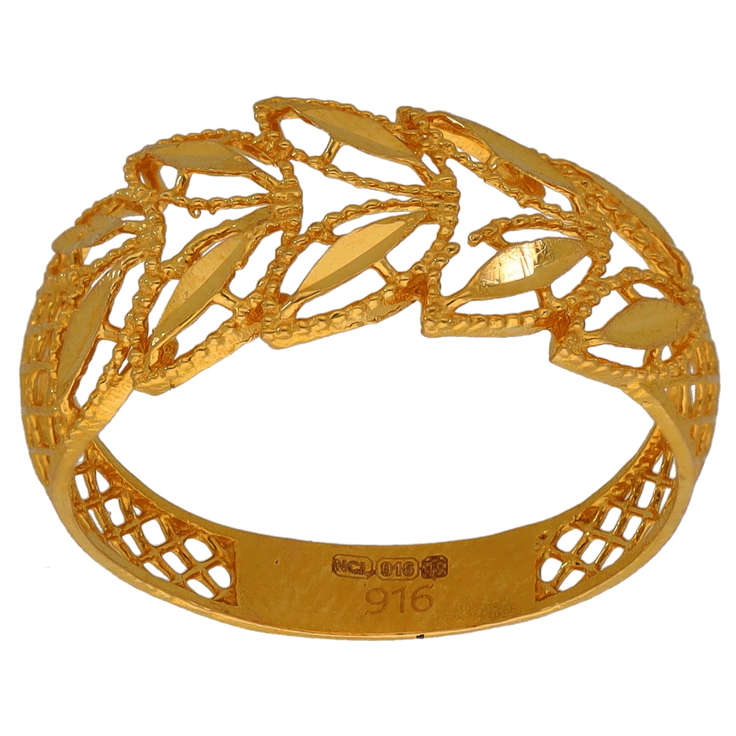 22ct Gold Alternative Ring Size M