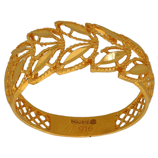 22ct Gold Alternative Ring Size M