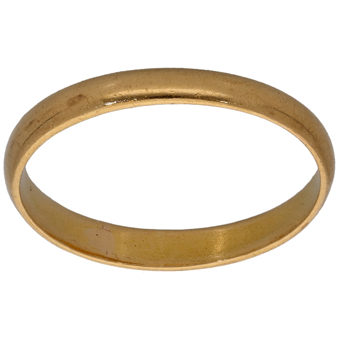 22ct Gold Plain Wedding Ring Size Q