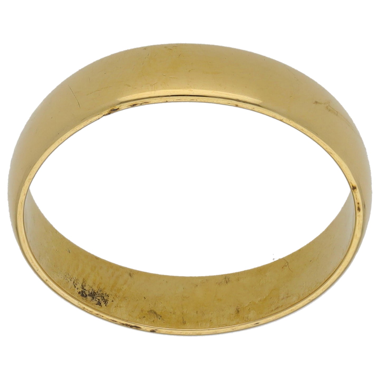 18ct Gold Plain Wedding Ring Size L