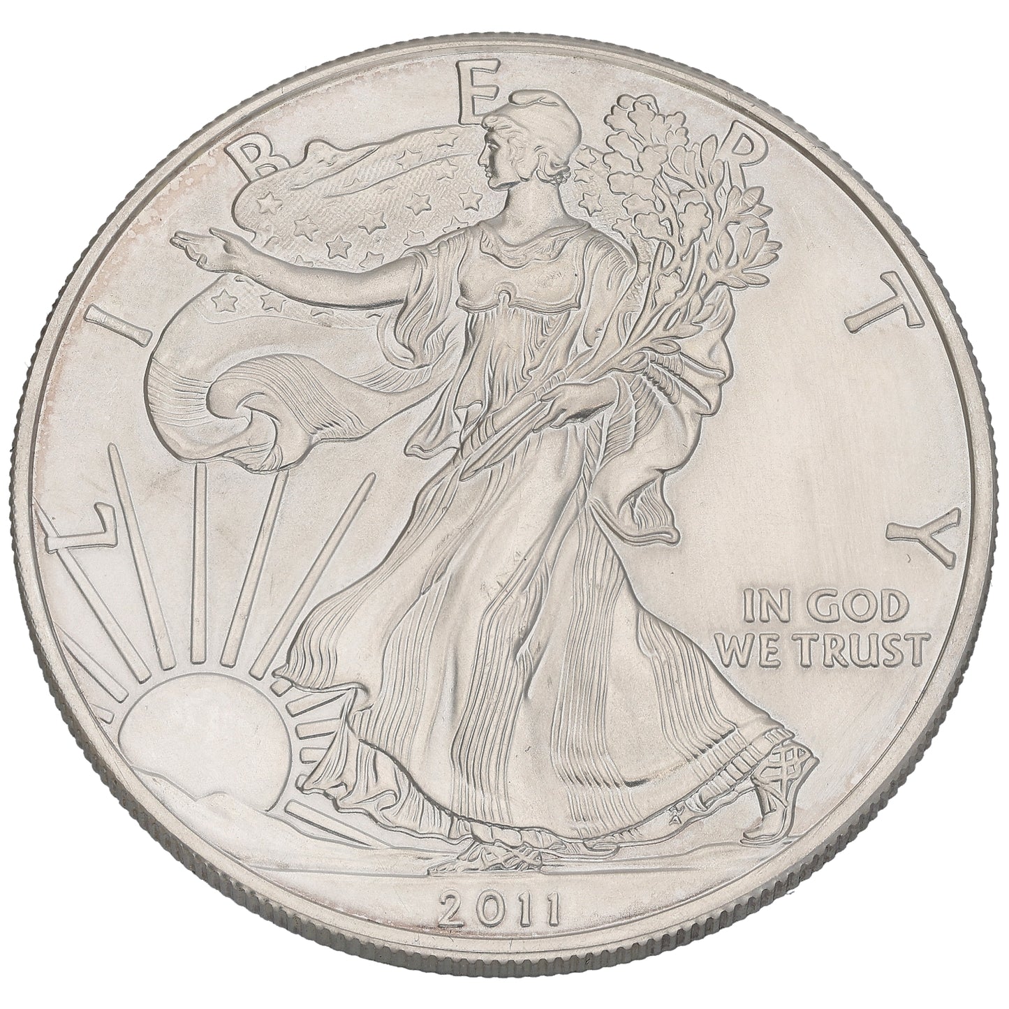 Fine Silver USA Liberty 1 OZ Coin 2011