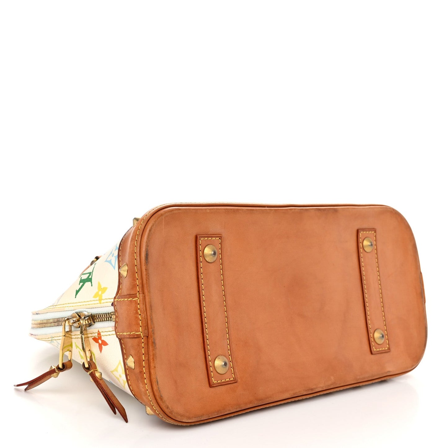 Louis Vuitton Alma PM Monogram Multicolor Coated Canvas Bag - White