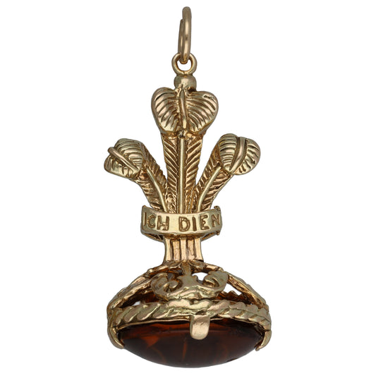 9ct Gold Imitation Fob Pendant