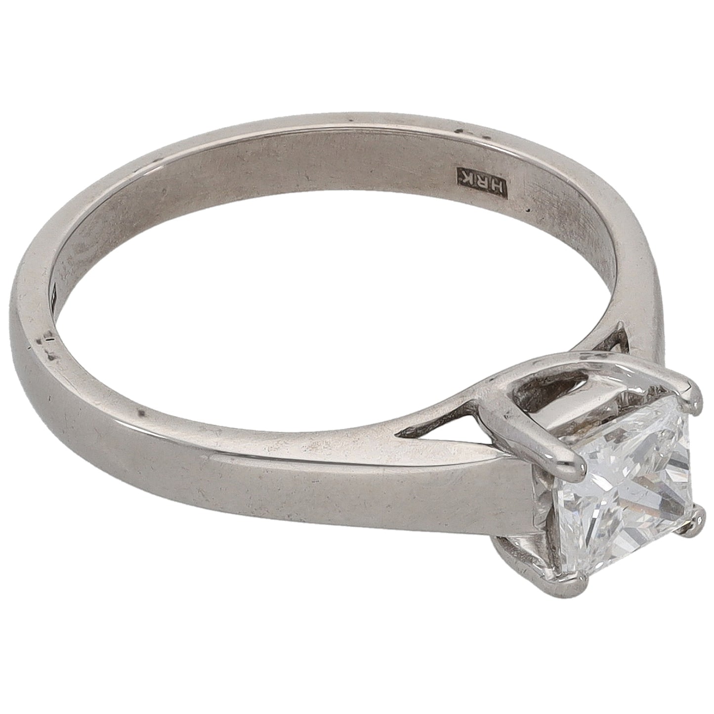 18ct Gold 0.50ct Diamond Solitaire Ring Size K