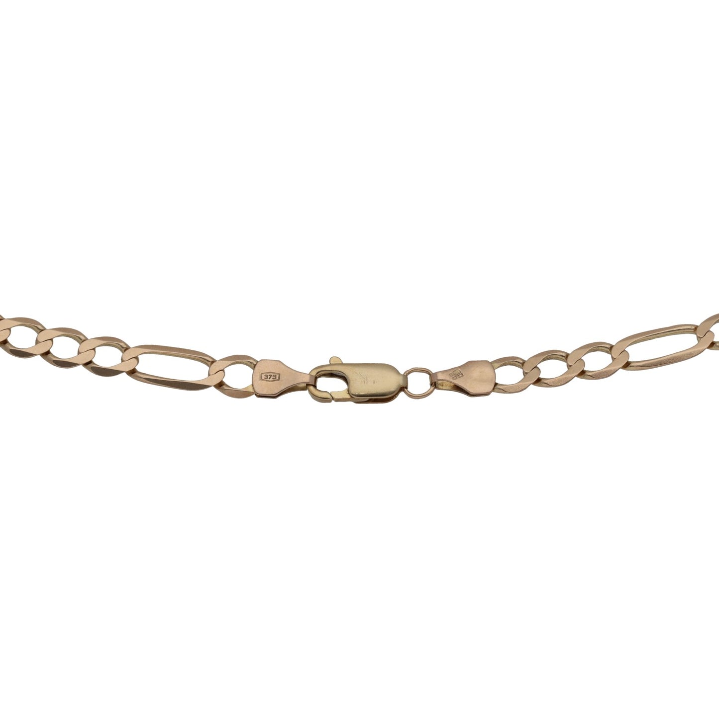 9ct Gold Figaro Chain 18"