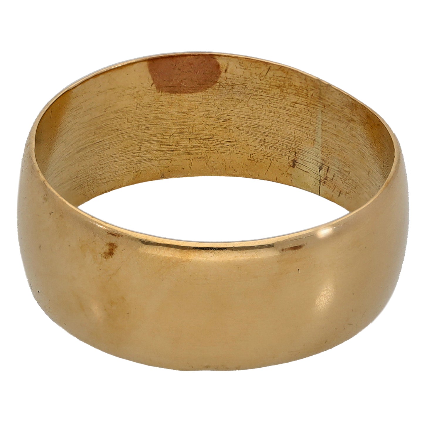 9ct Gold Plain Wedding Ring Size T