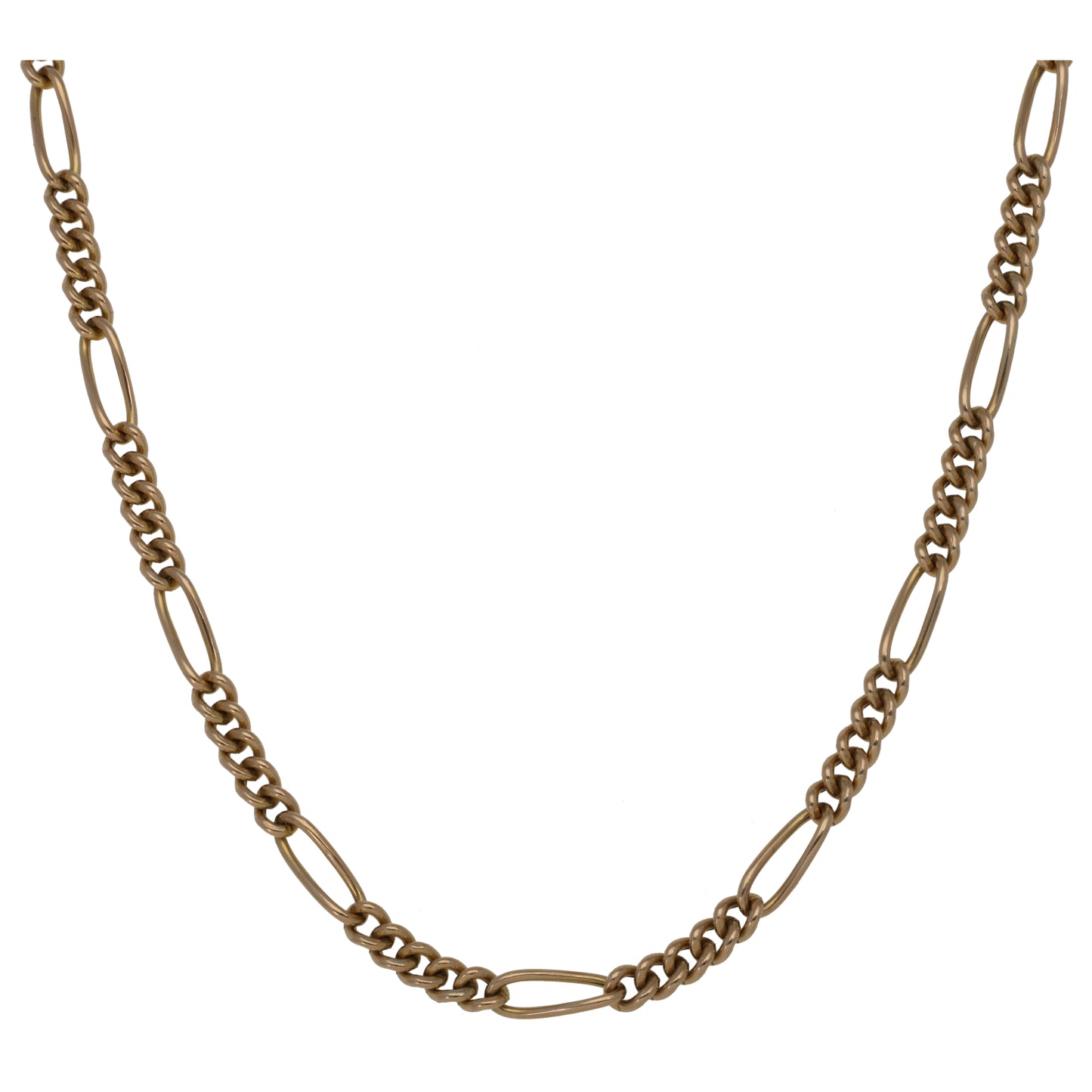 9ct Gold Figaro Chain 18"