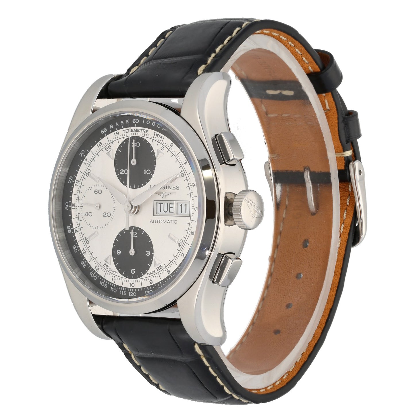 Longines Heritage L2.7474 38mm Stainless Steel Watch