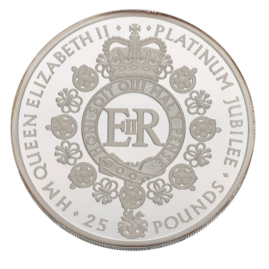 Silver The Platinum Jubilee 25 Pounds Coin 2022
