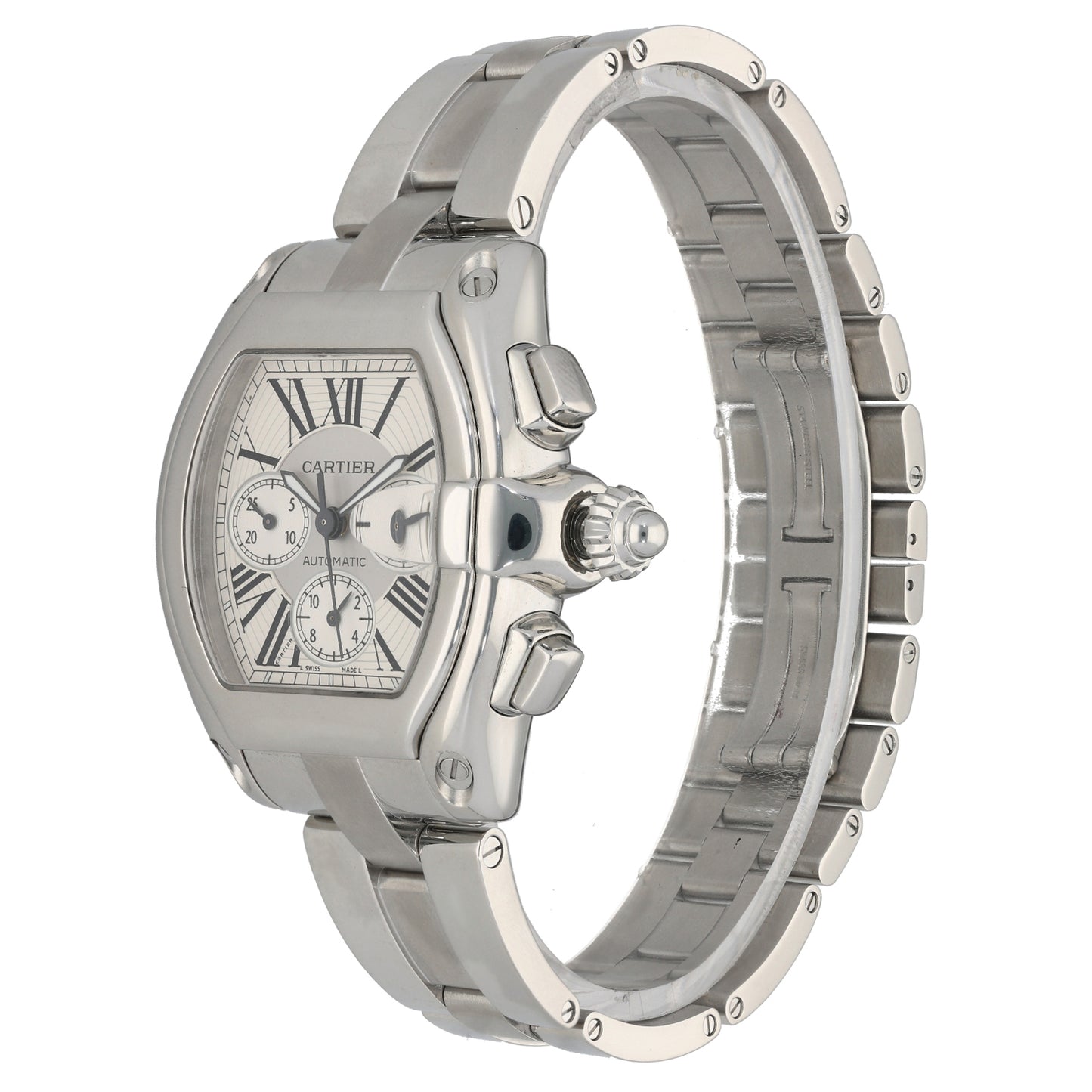 Cartier Roadster 2618 39mm Stainless Steel Watch