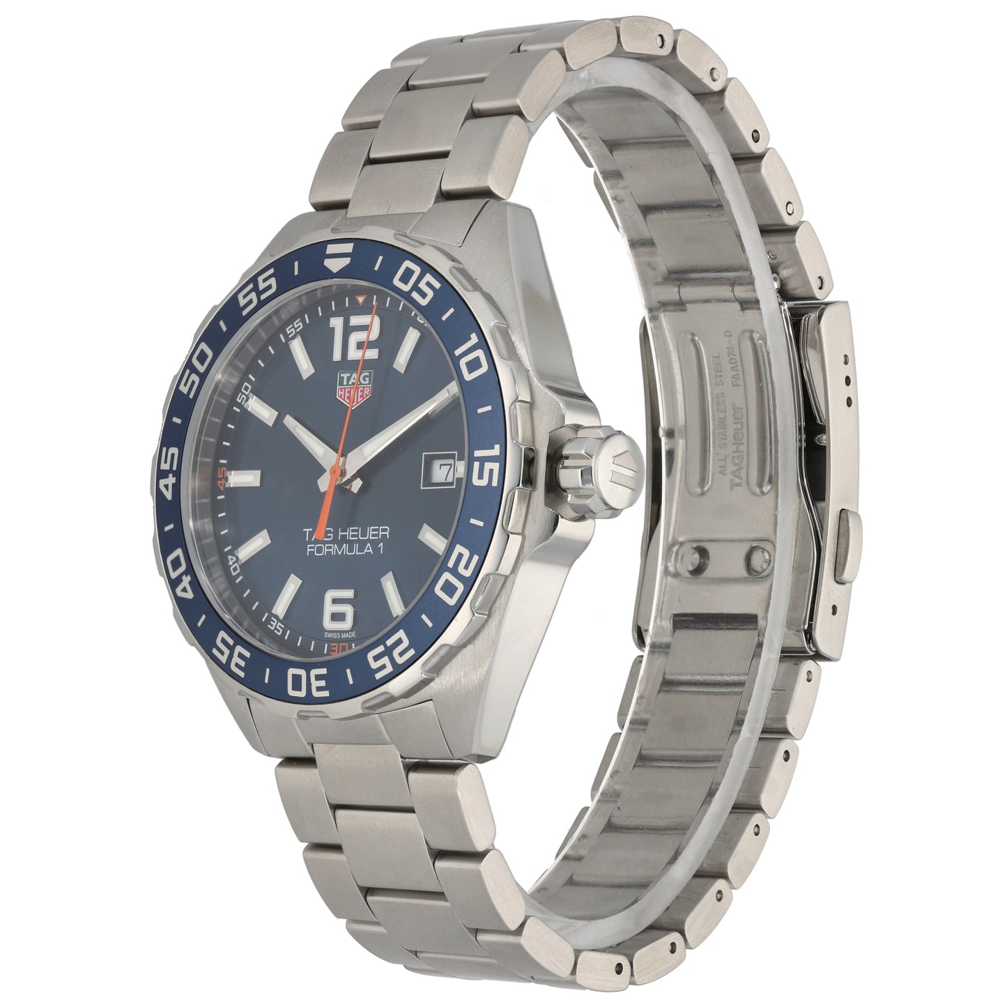 Tag Heuer Formula 1 WAZ1010 43mm Stainless Steel Watch