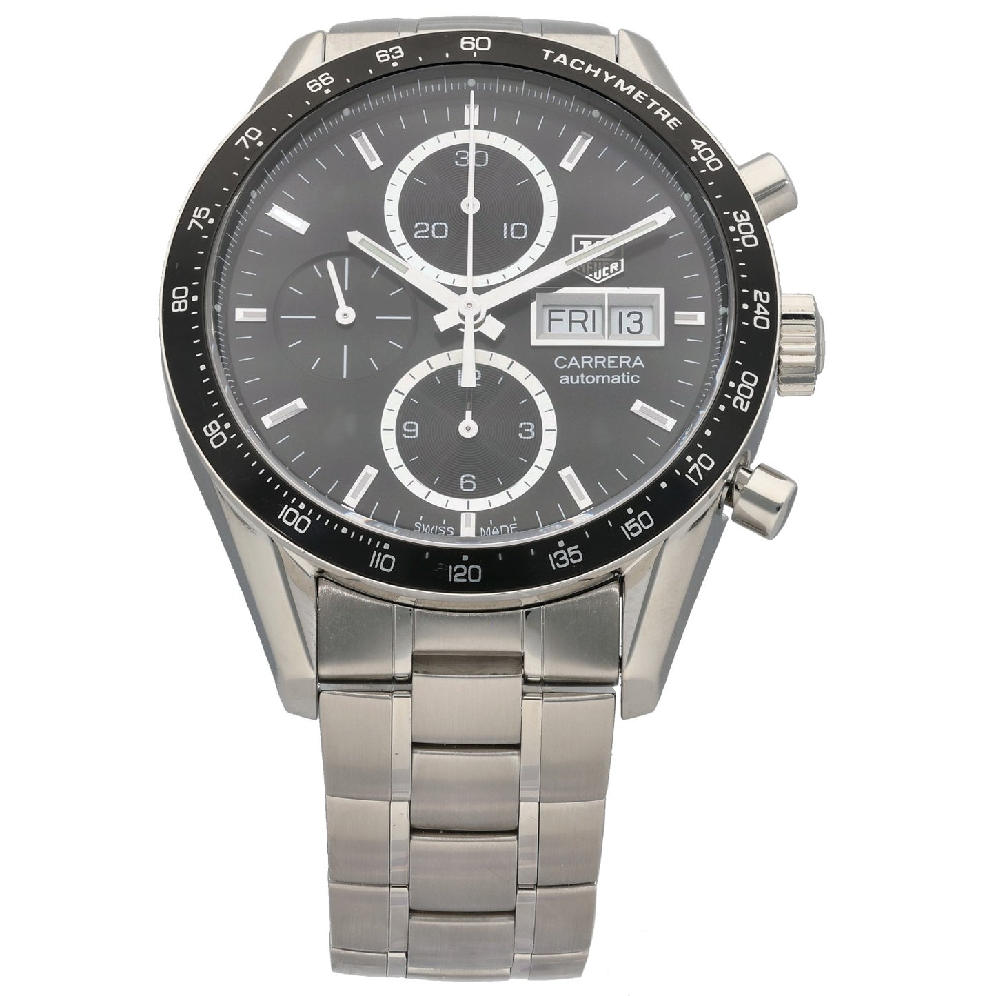 Tag Heuer Carrera CV201AG 41mm Stainless Steel Watch