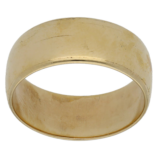 18ct Gold Plain Wedding Ring Size L