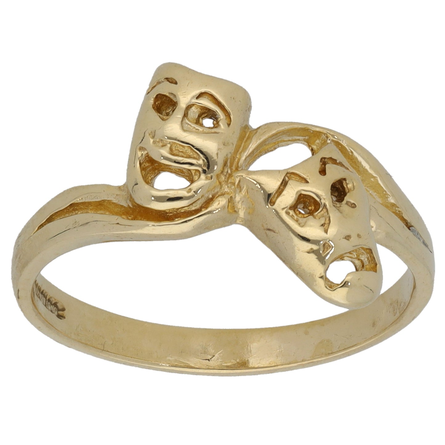 9ct Gold Alternative Ring Size O