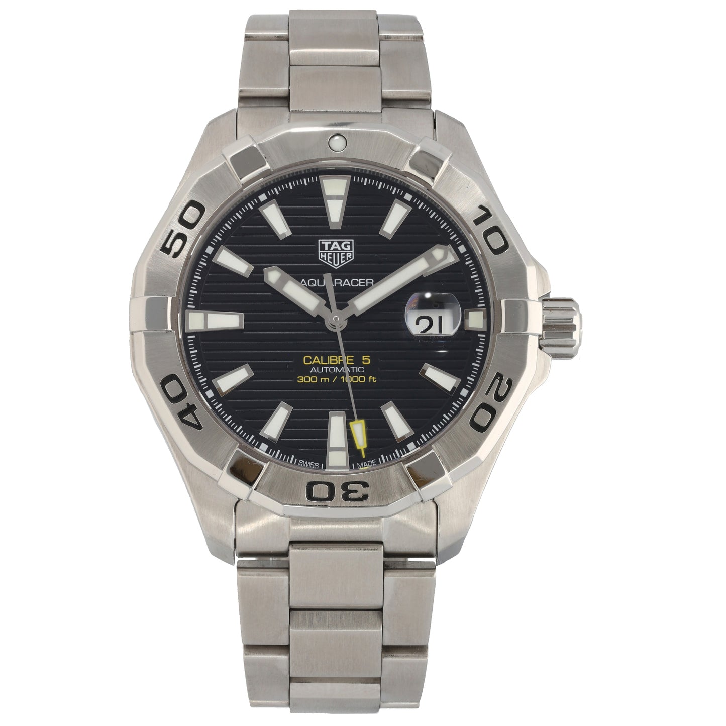 Tag Heuer Aquaracer WAY2010-0 43mm Stainless Steel Watch