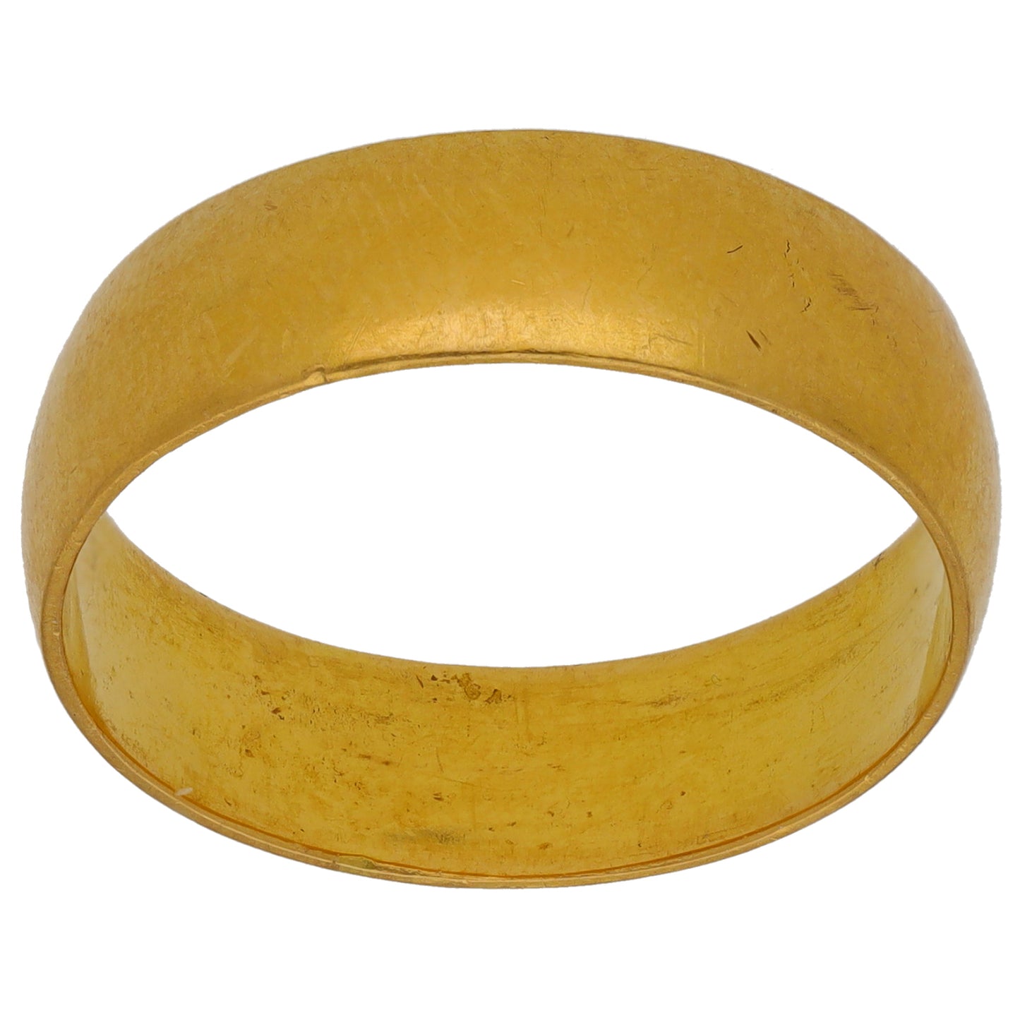 22ct Gold Plain Wedding Ring Size V