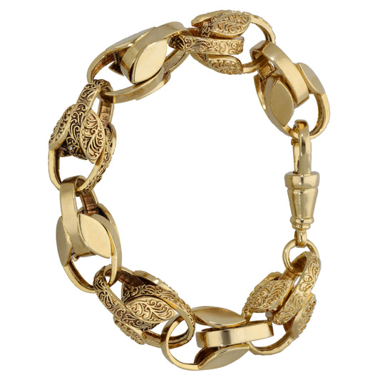9ct Gold Tulip Bracelet