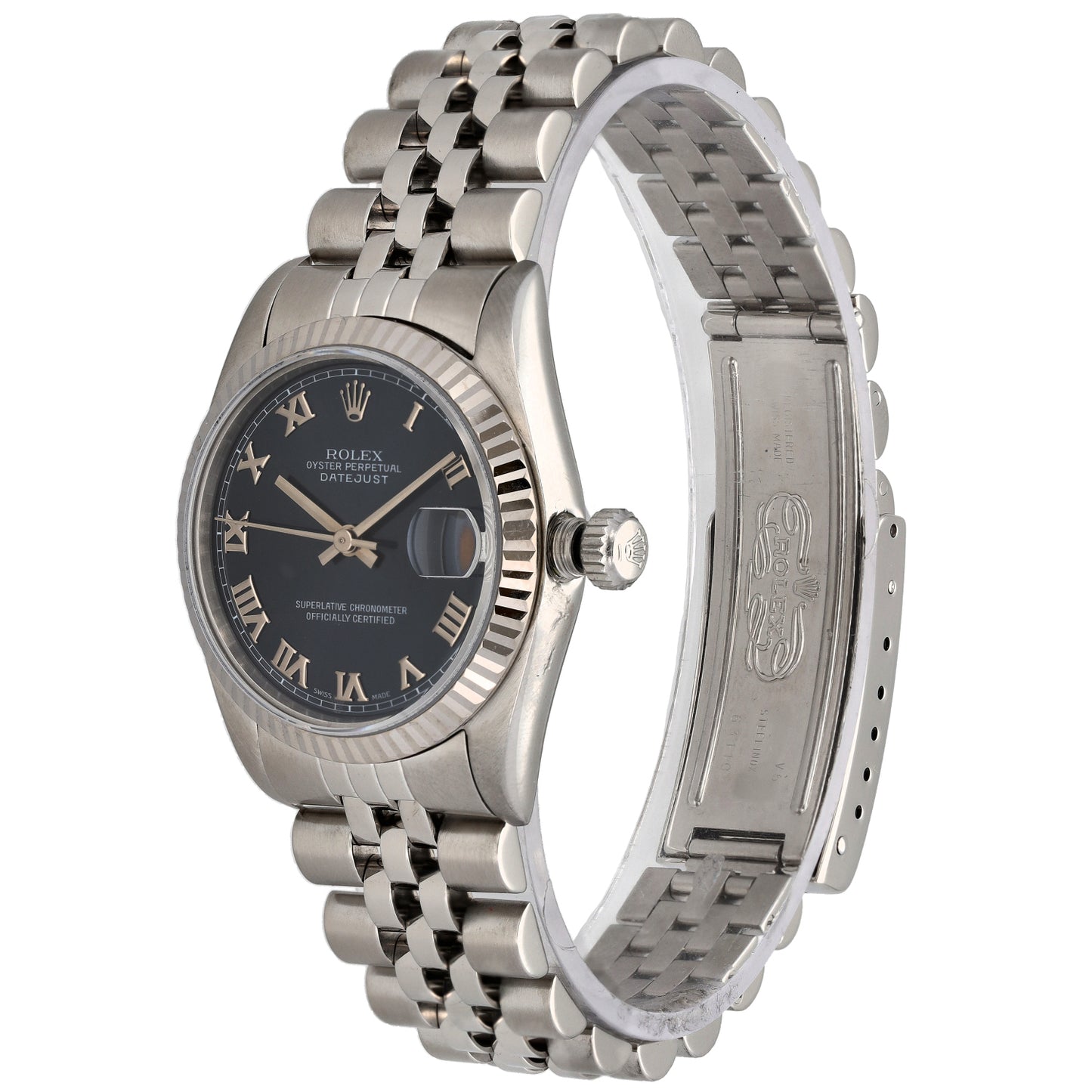 Rolex Lady Datejust 68274 31mm Stainless Steel Watch