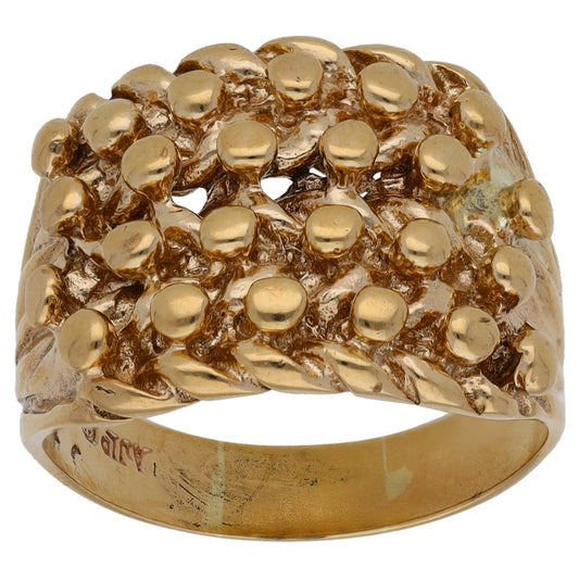 9ct Gold Keeper Ring Size R