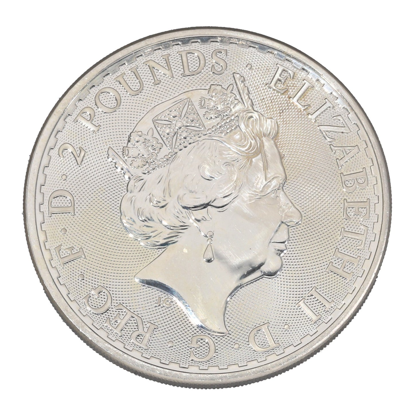 Fine Silver Queen Elizabeth II 1 OZ Britannia Coin 2021