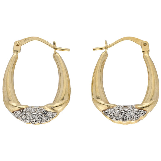 New 9ct Gold Creole Earrings