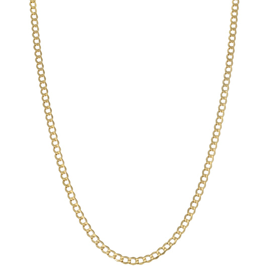 New 9ct Gold Curb Chain 22''