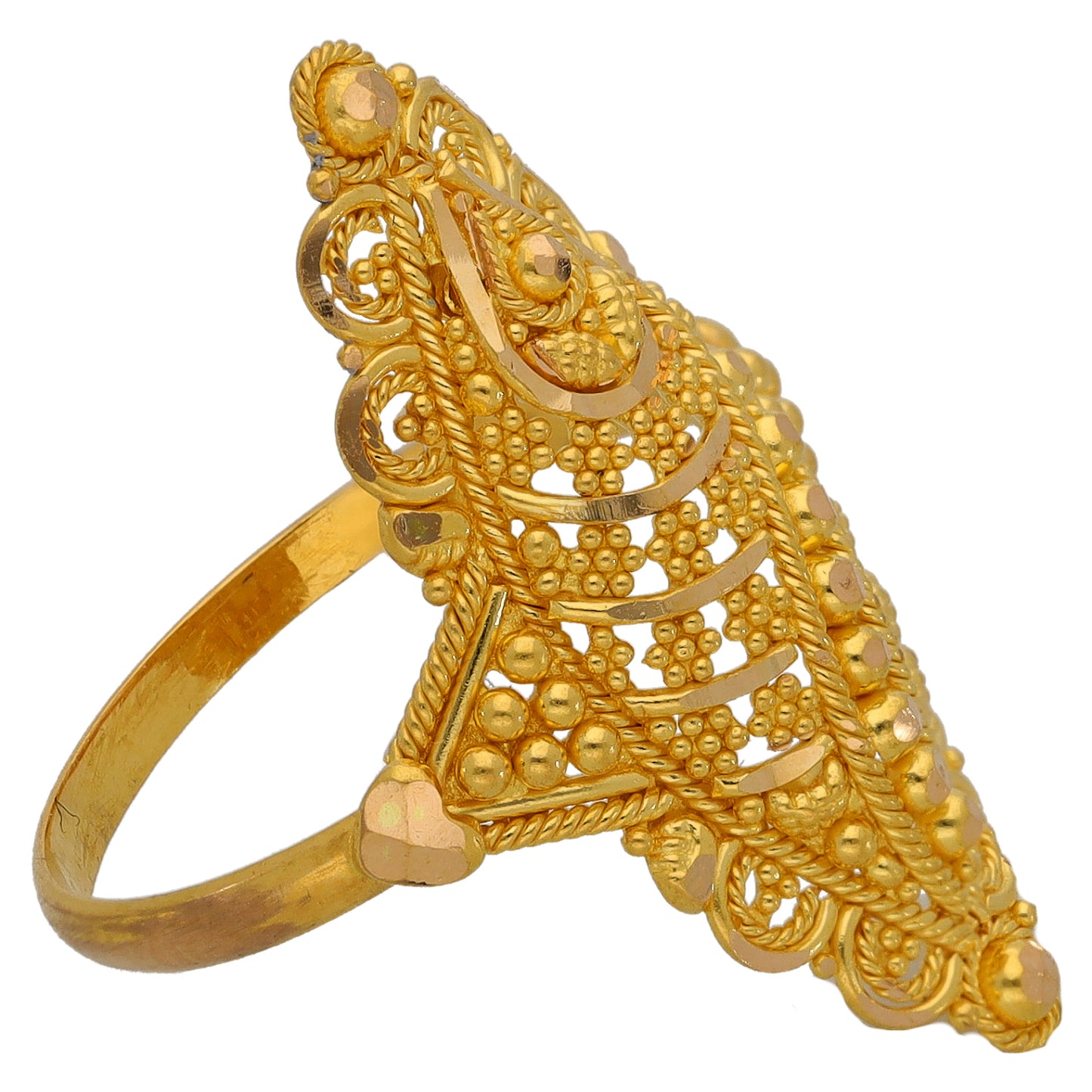 22ct Gold Alternative Ring Size M