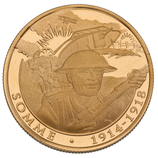 22ct Gold Queen Elizabeth II Somme Full Sovereign 2018
