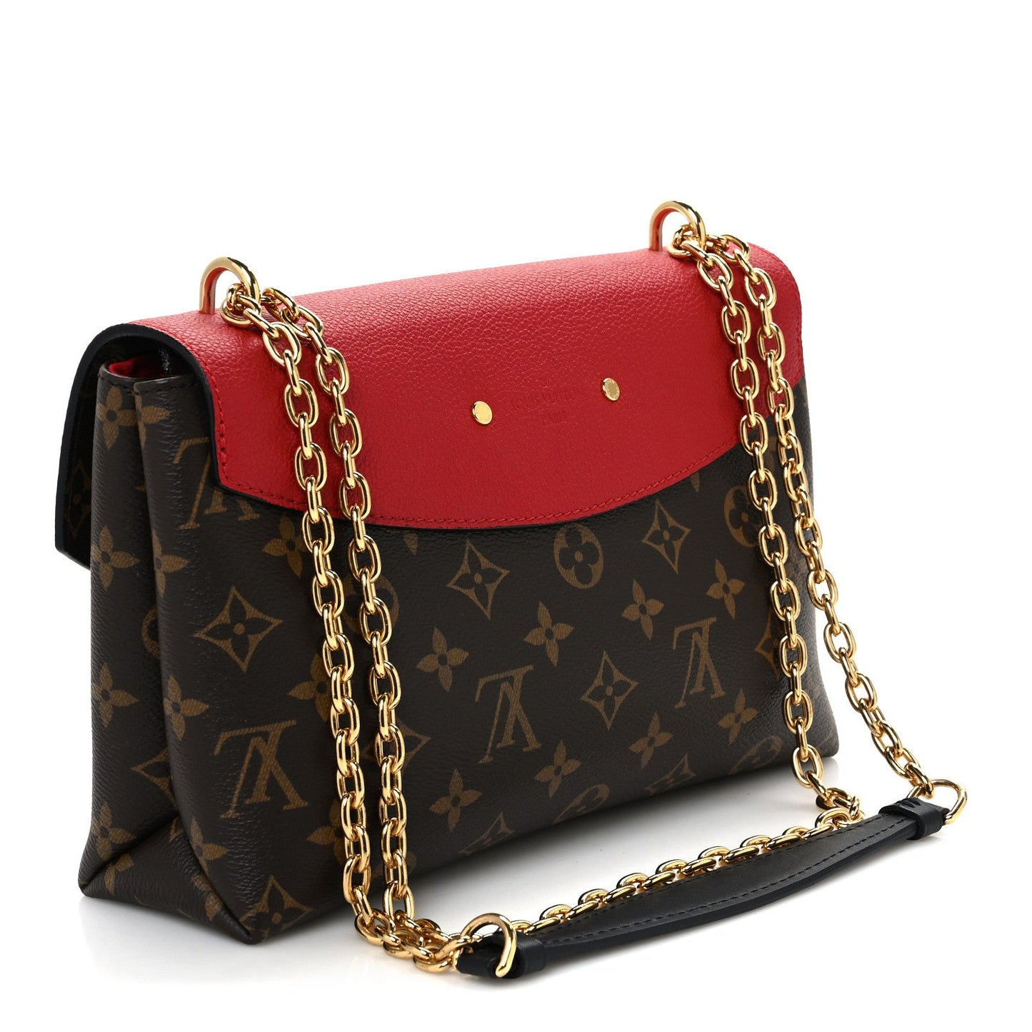 Louis Vuitton Saint Placide Monogram Coated Canvas Bag - Cherry