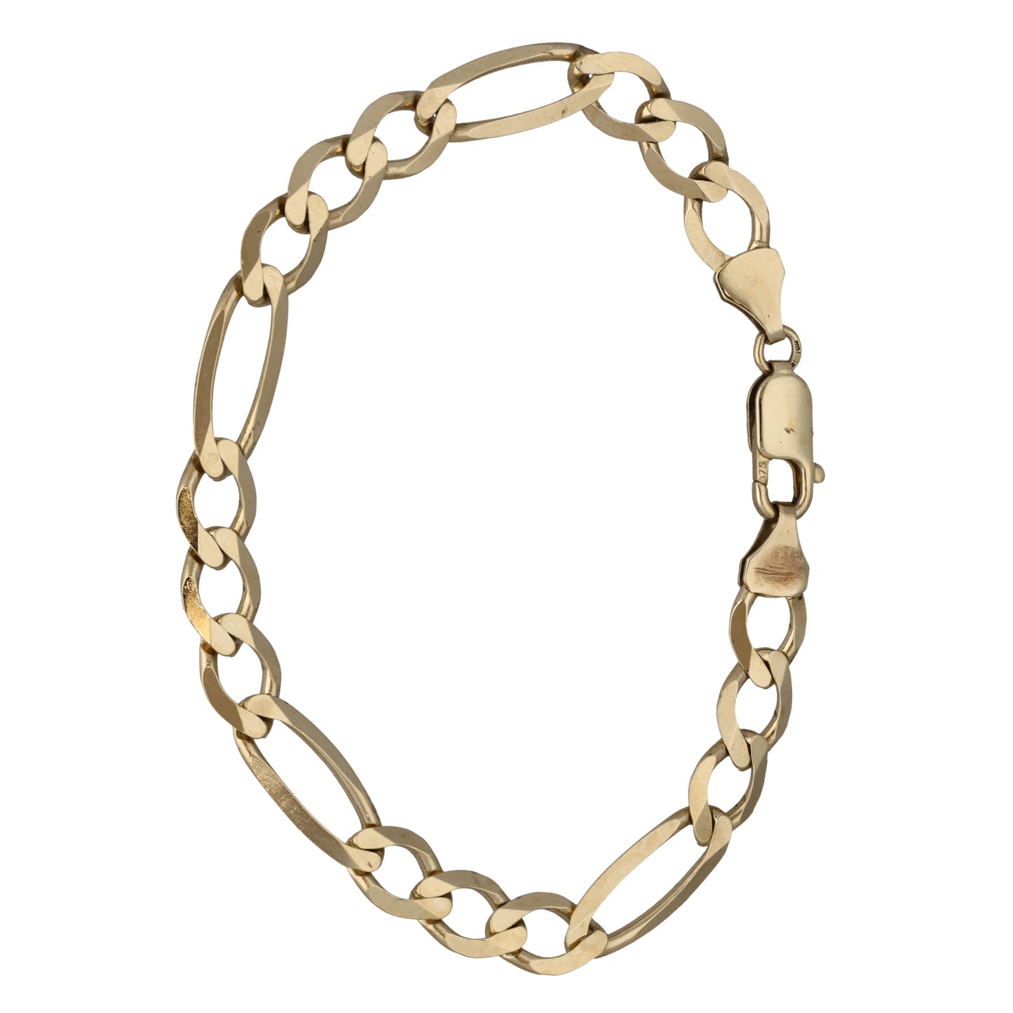 9ct Gold Figaro Bracelet