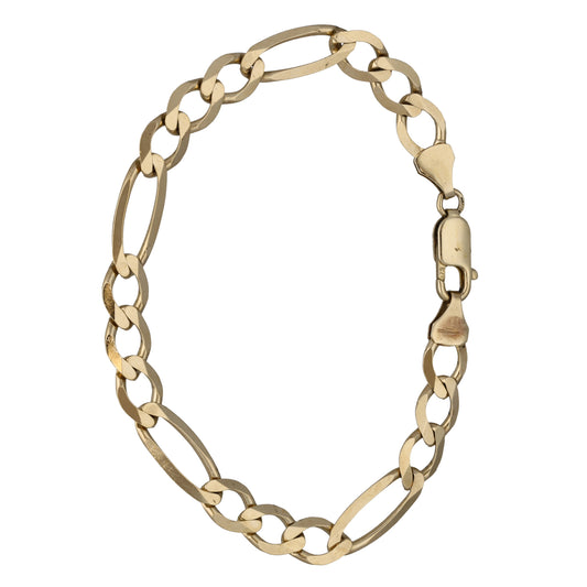 9ct Gold Figaro Bracelet
