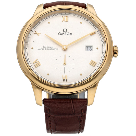 Omega De Ville Prestige 434.53.41.20.02.001 41mm Gold Watch
