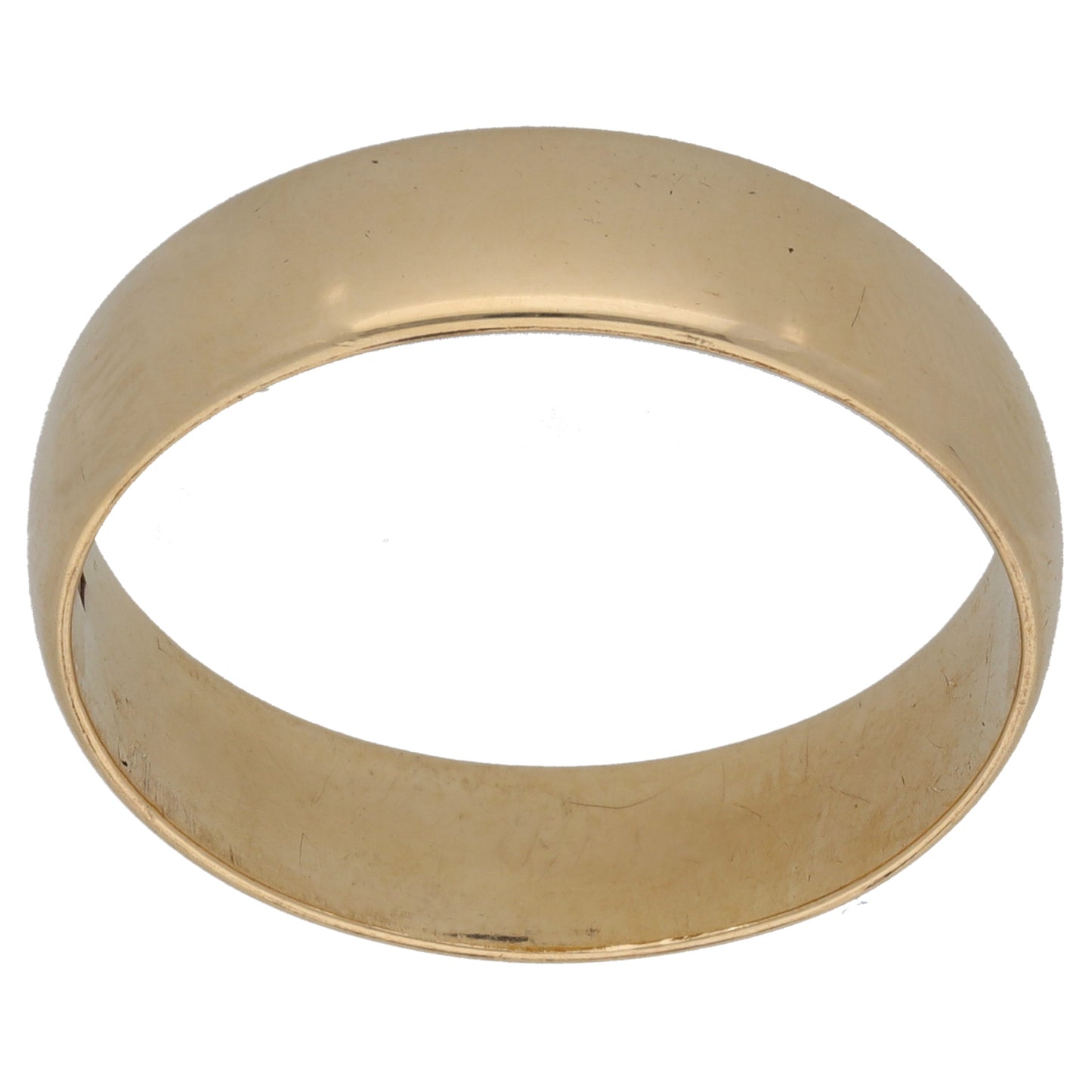 9ct Gold Plain Wedding Ring Size W