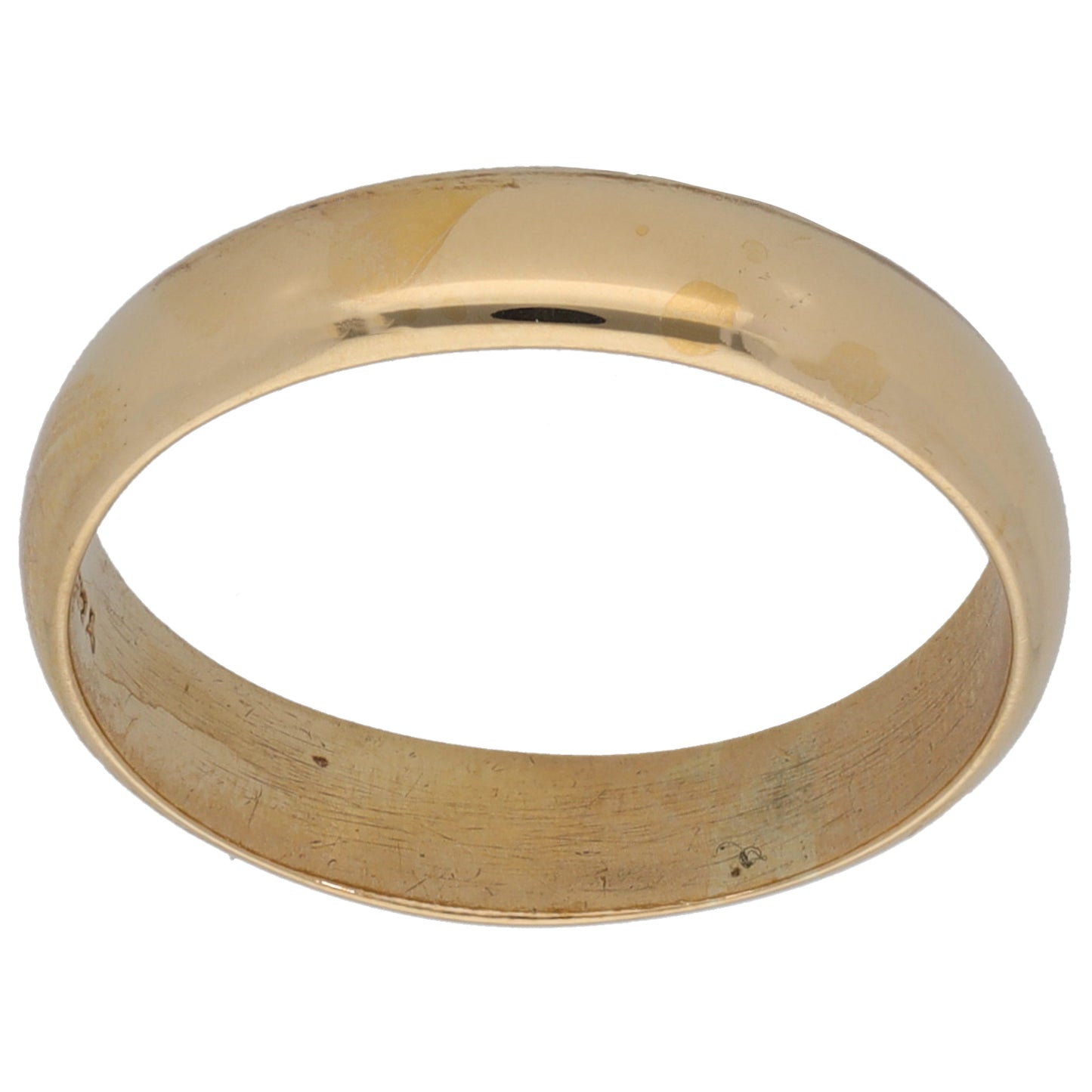 9ct Gold Plain Wedding Ring Size Q