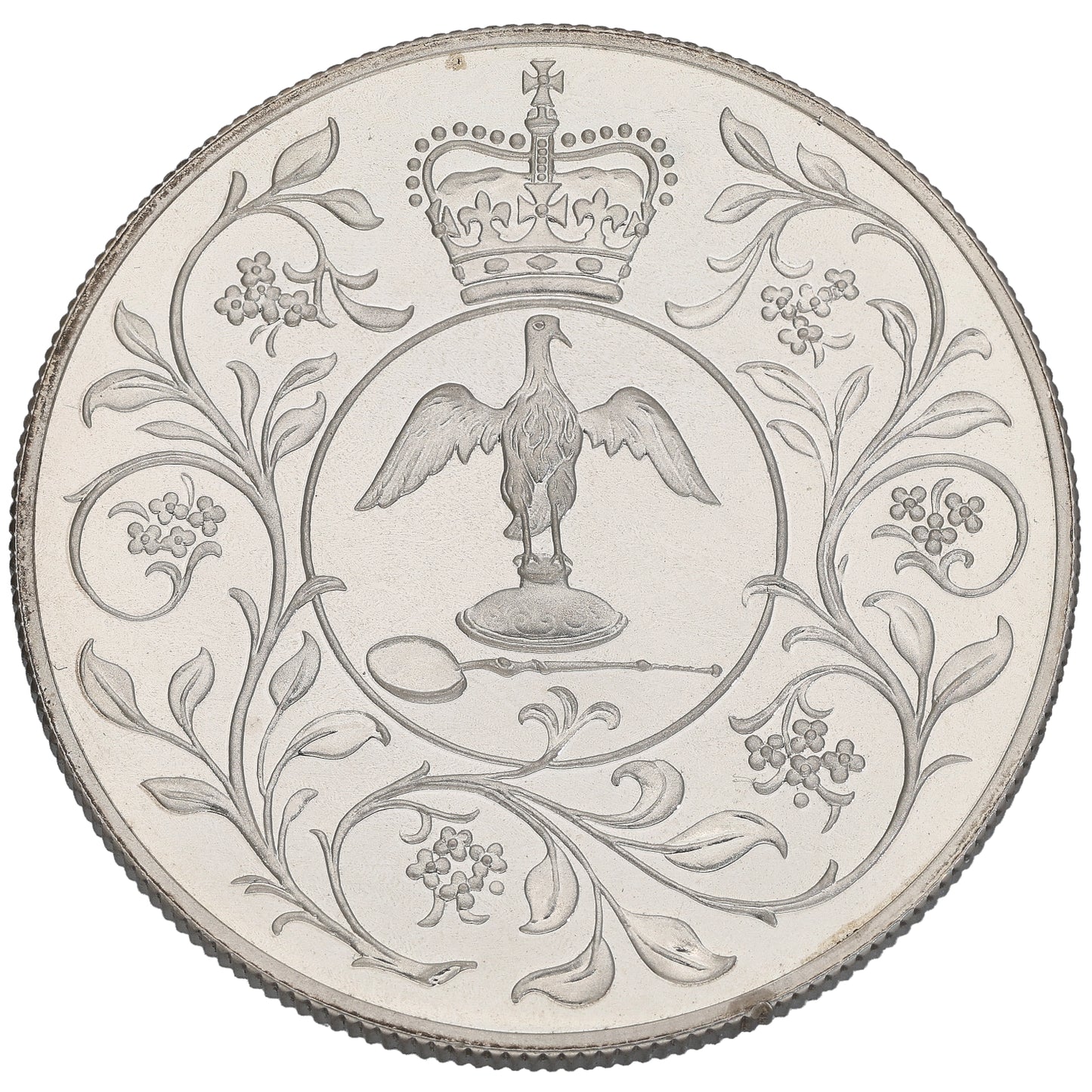Sterling Silver Queen Elizabeth II Silver Jubilee Crown Coin 1977