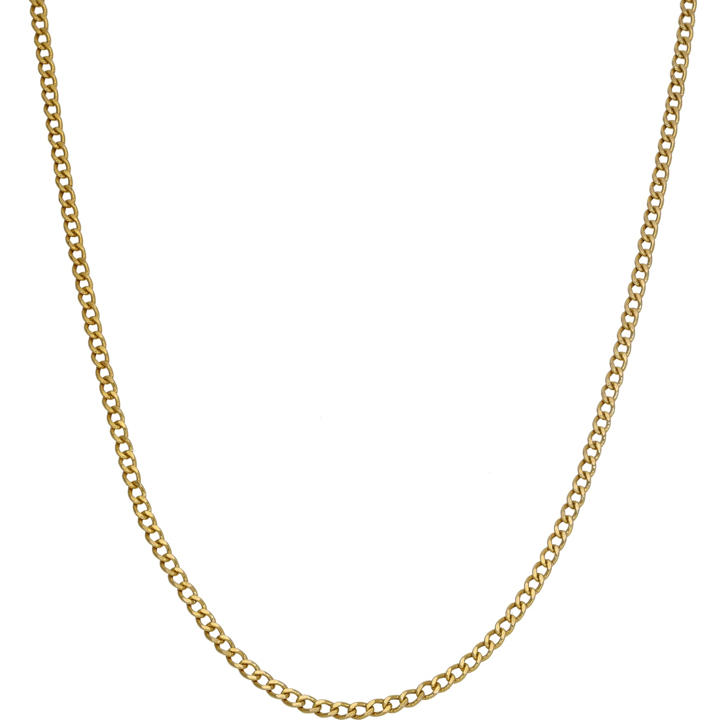 9ct Gold Curb Chain 24"