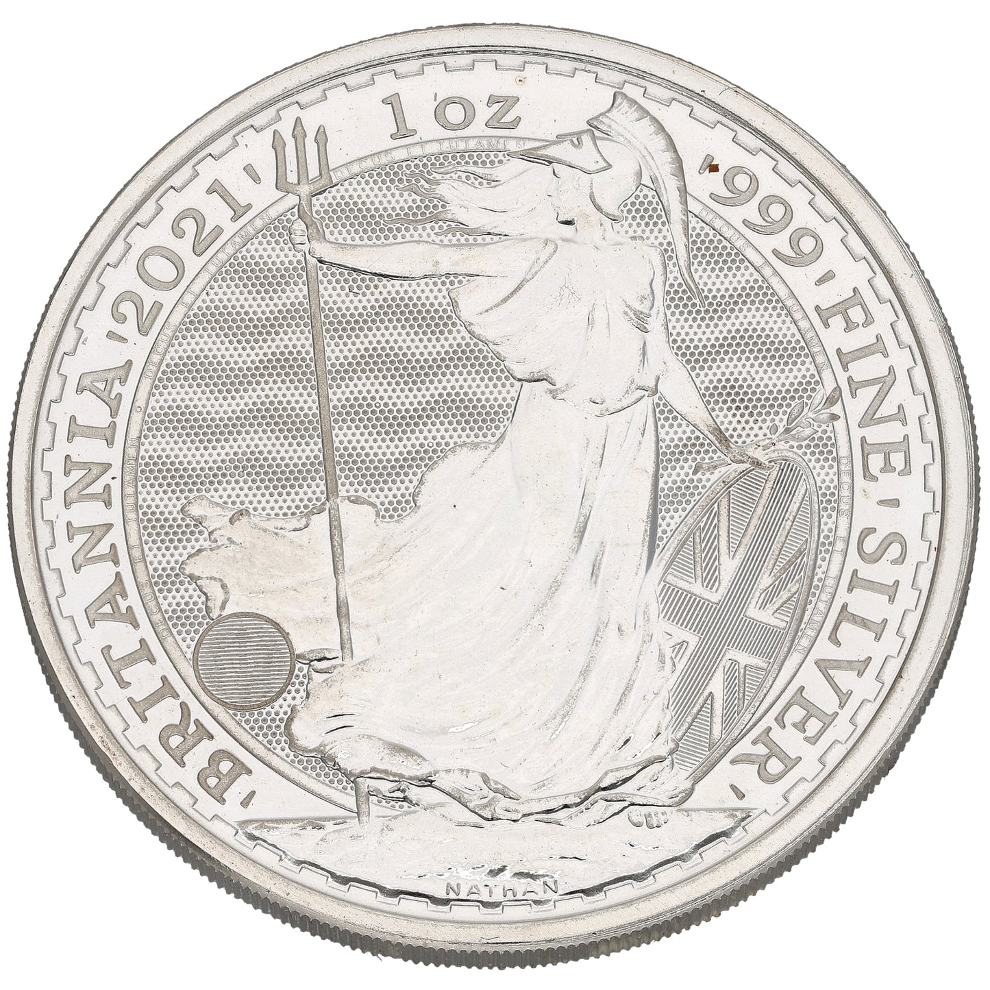 Fine Silver Queen Elizabeth II 1 OZ Britannia Coin 2021